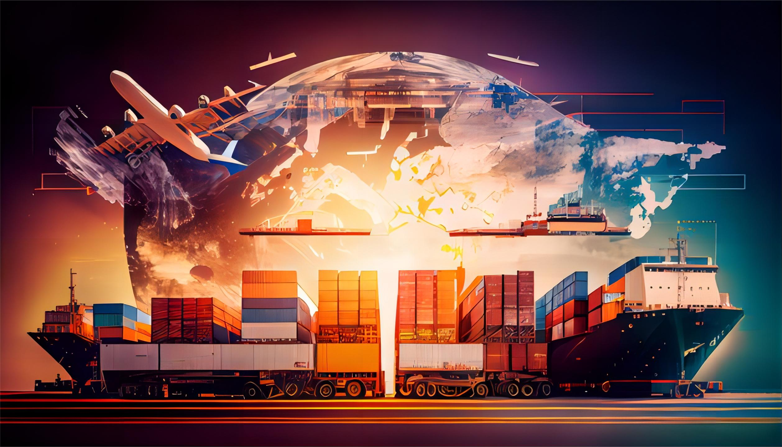 Comparison chart of air and sea freight for dropshipping