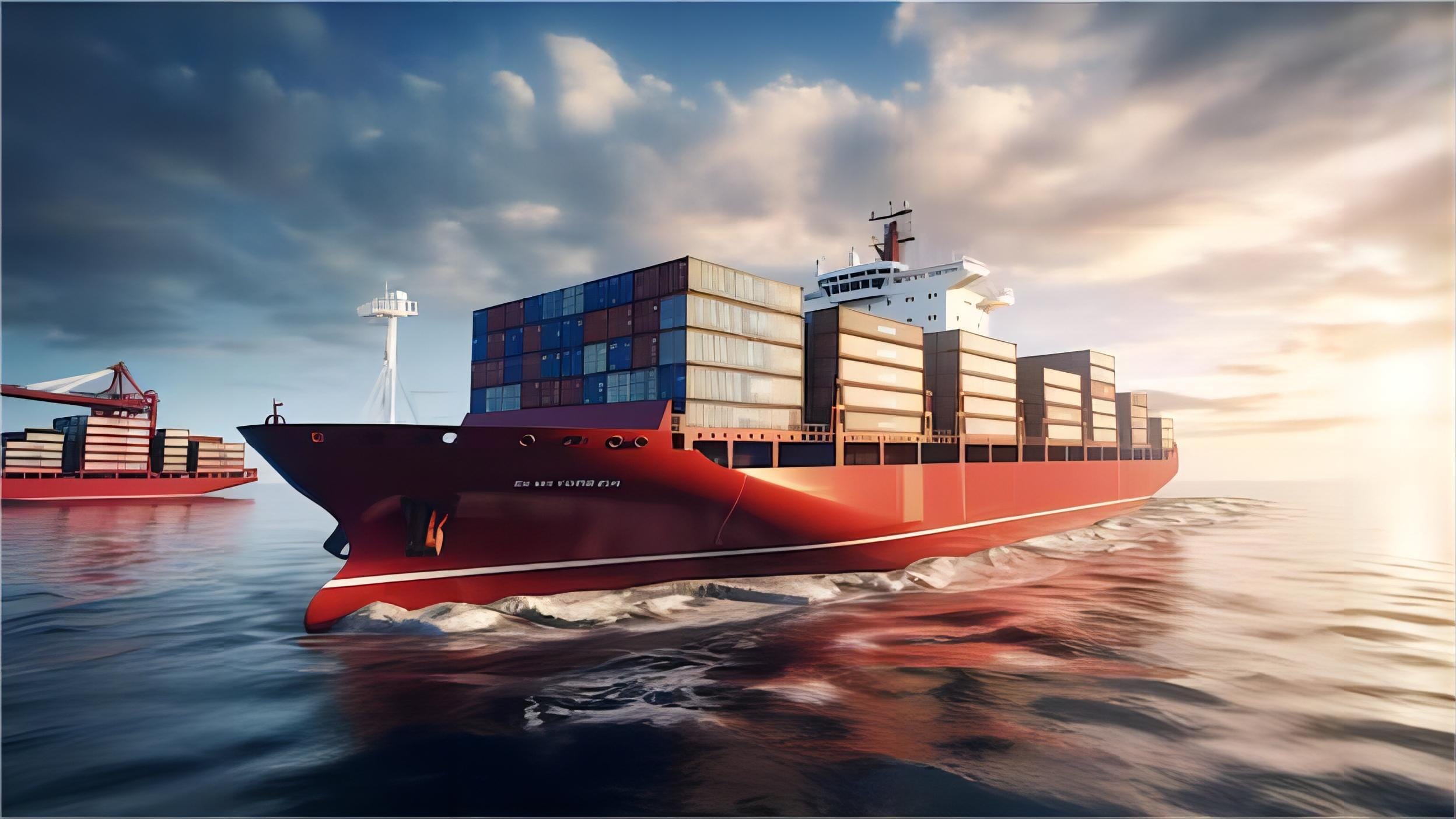 Courier airplane loading cargo for express shipping from China to USA