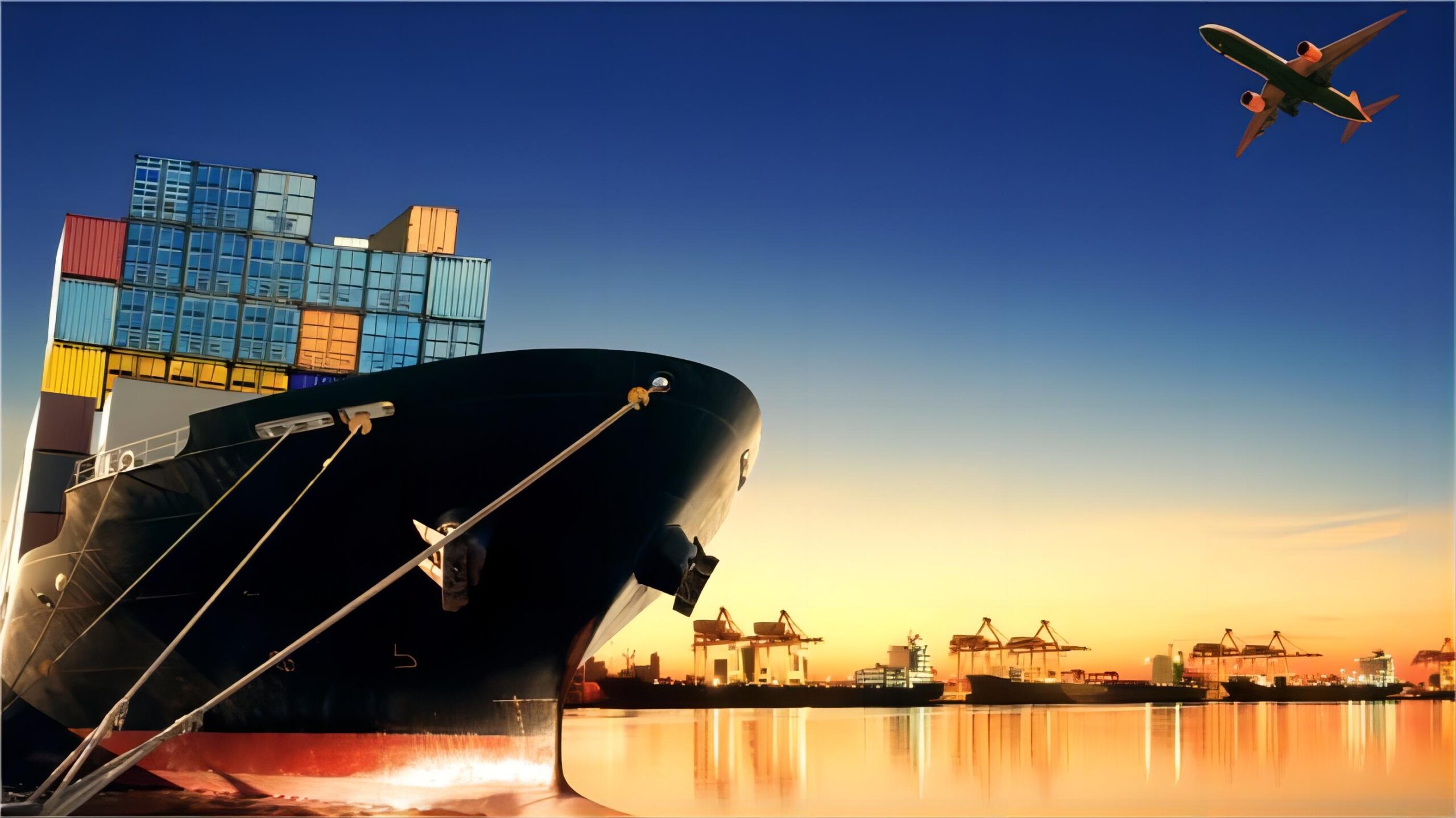 Warehouse workers preparing ecommerce orders for international shipping