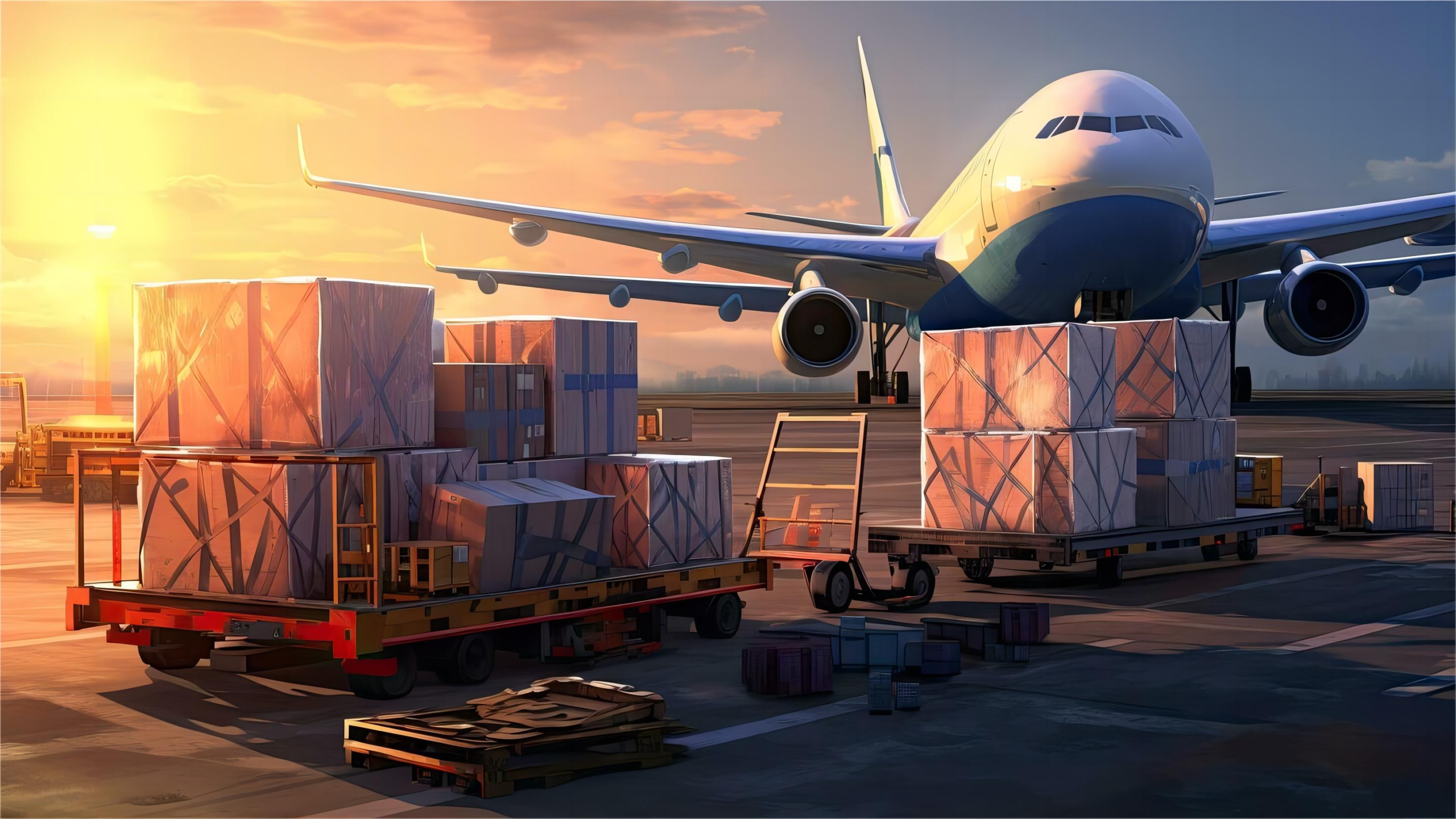 Delivery truck arriving at a small business warehouse in Dubai