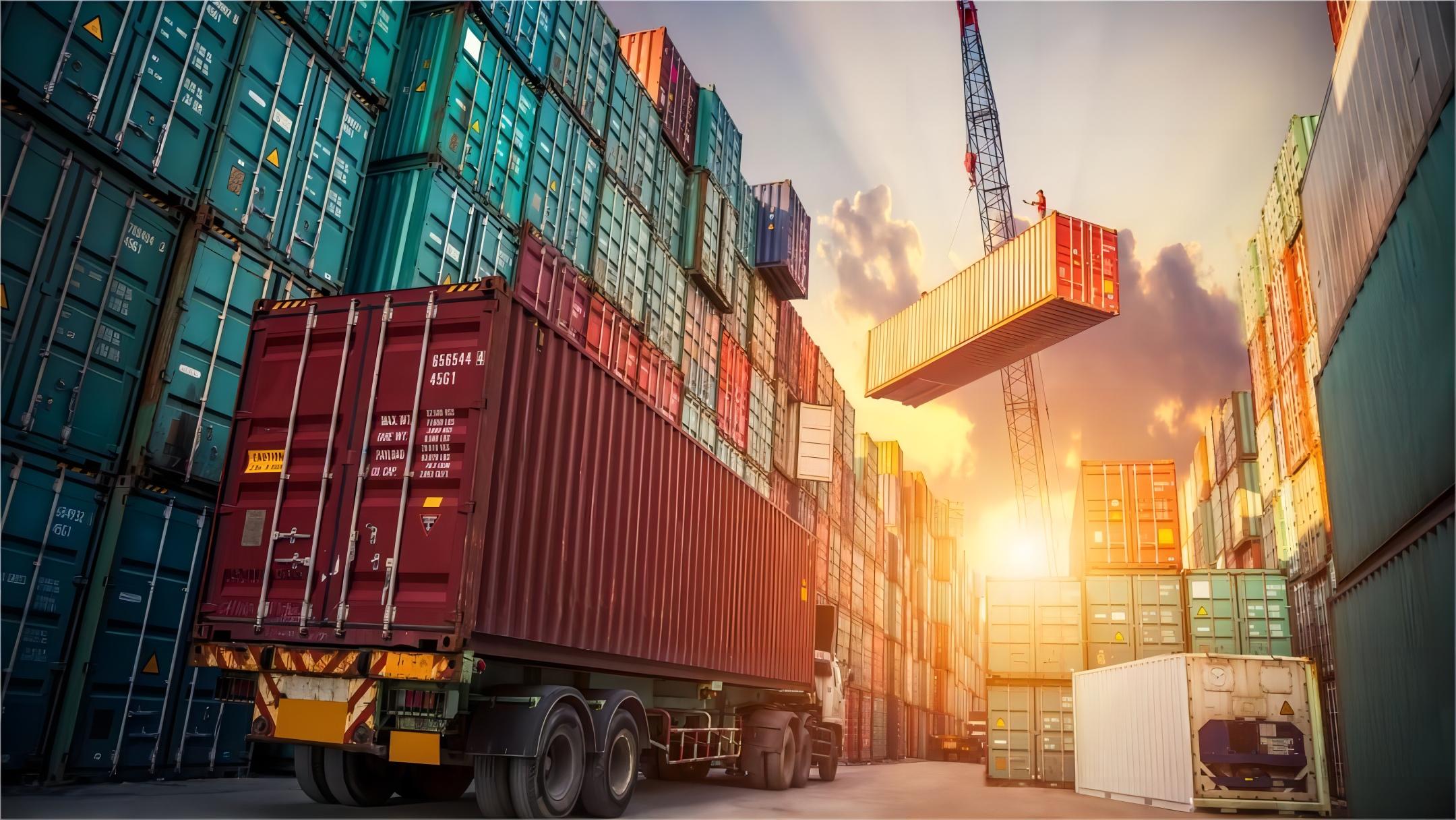 Professional logistics team managing shipping documentation
