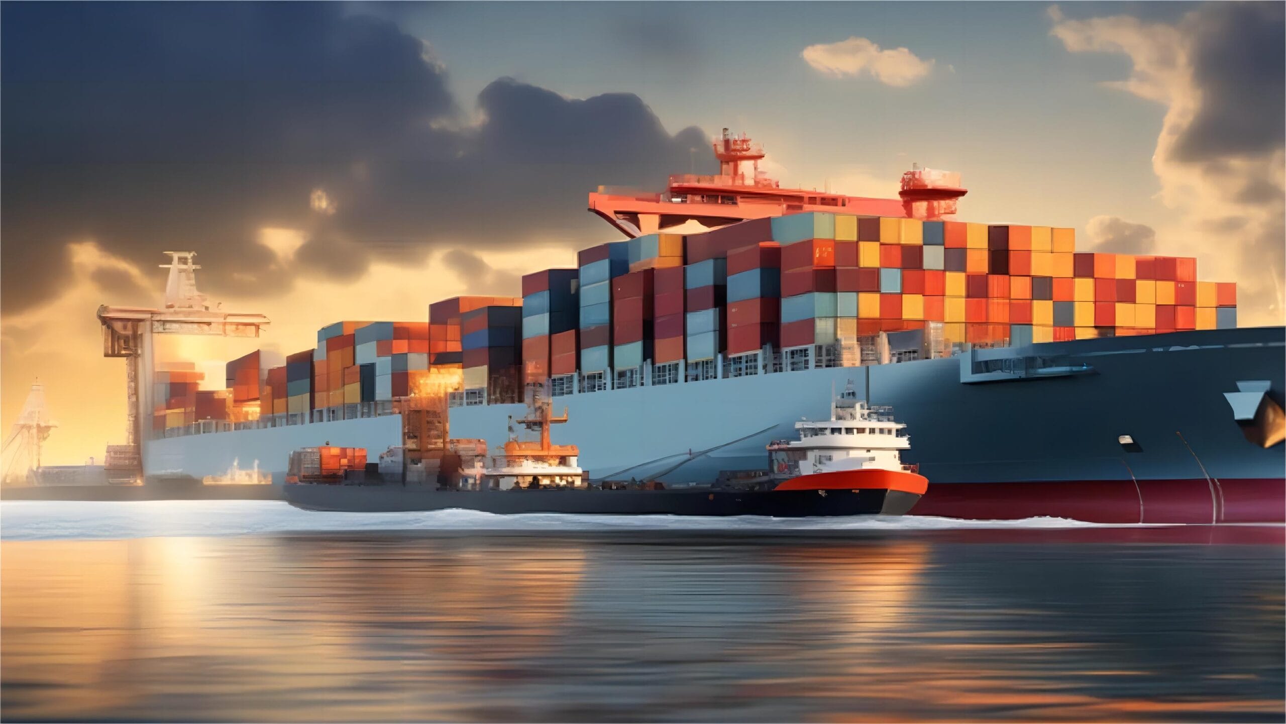 Cargo ship transporting containers for china to australia shipping mexico routes