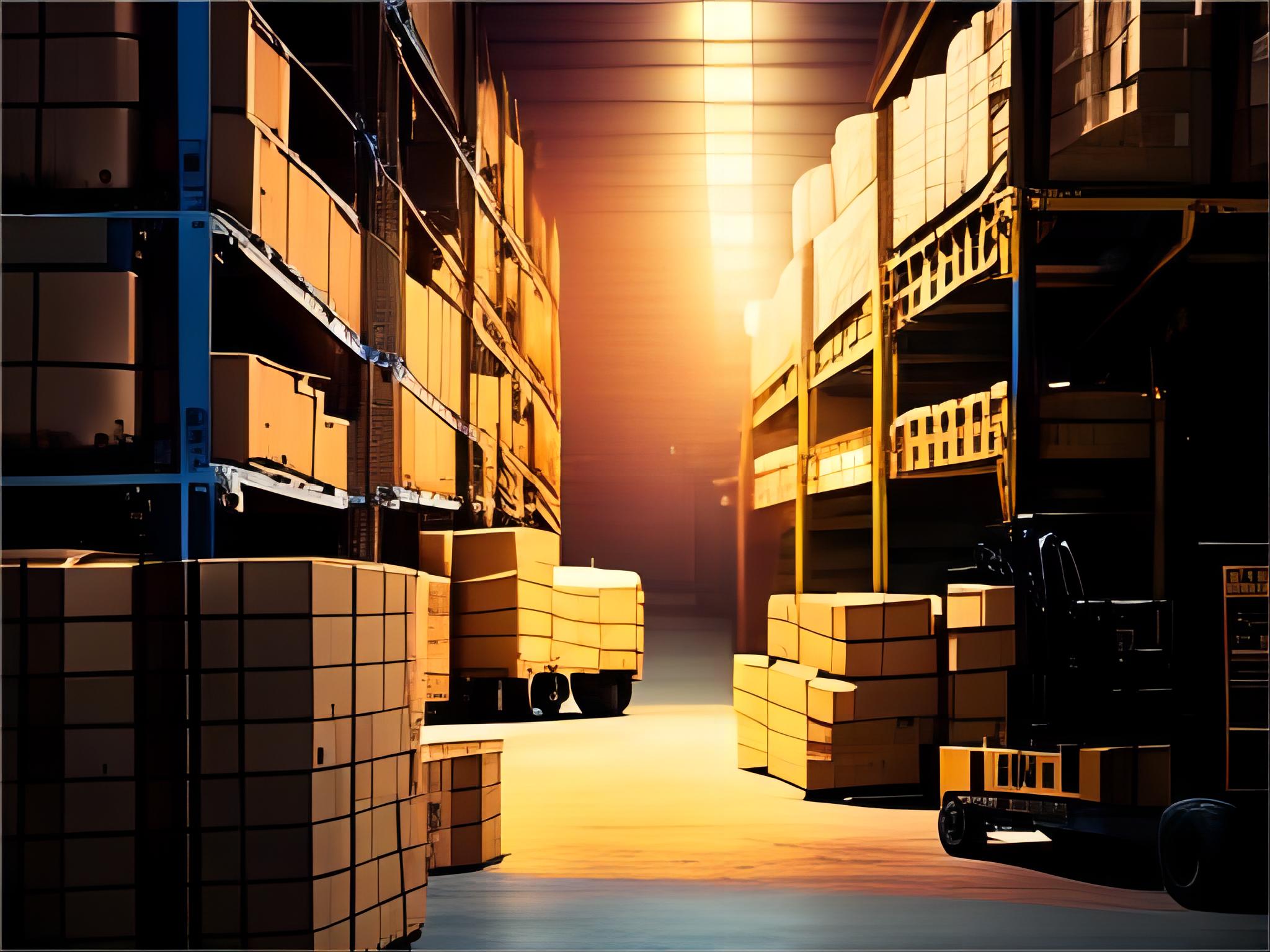 Logistics professional tracking a shipment on a digital interface