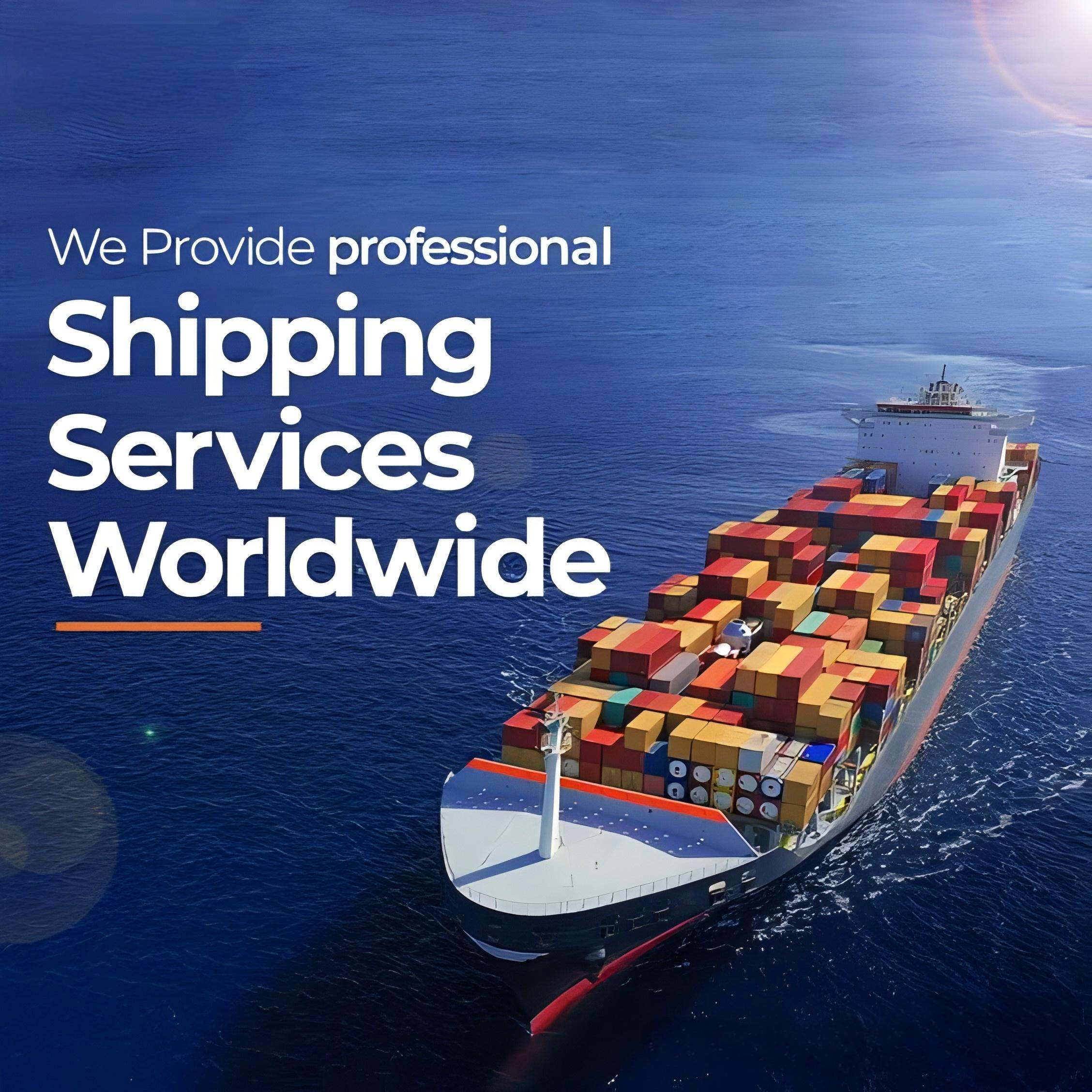 Modern cargo ship and airplane representing shipping from China with tracking