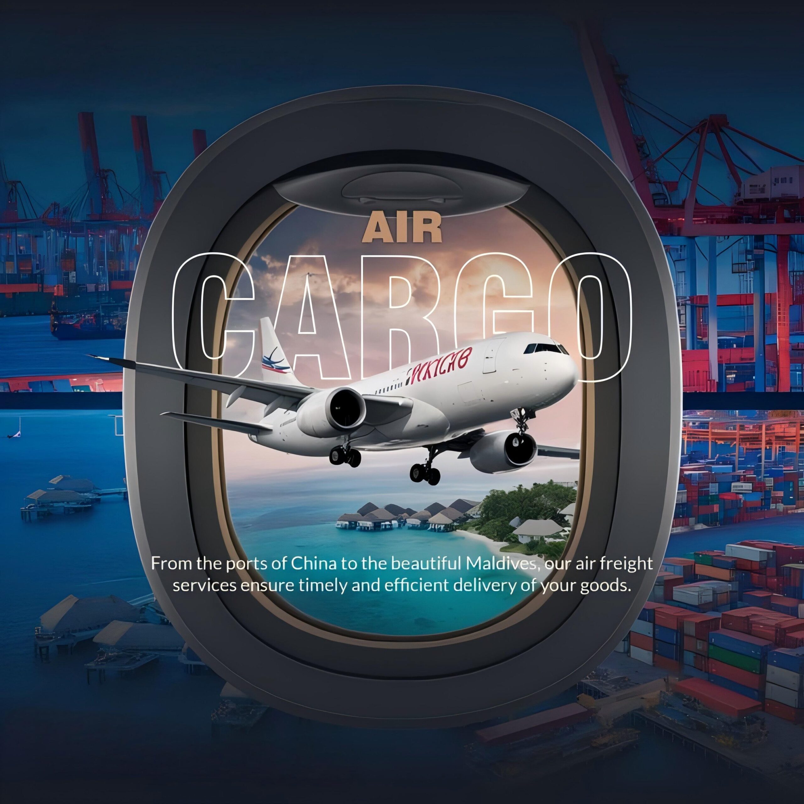 Logistics dashboard showing real-time cargo tracking data