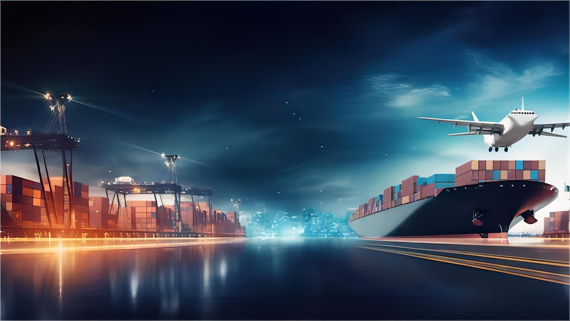 Logistics professional reviewing customs documentation for consolidated shipments