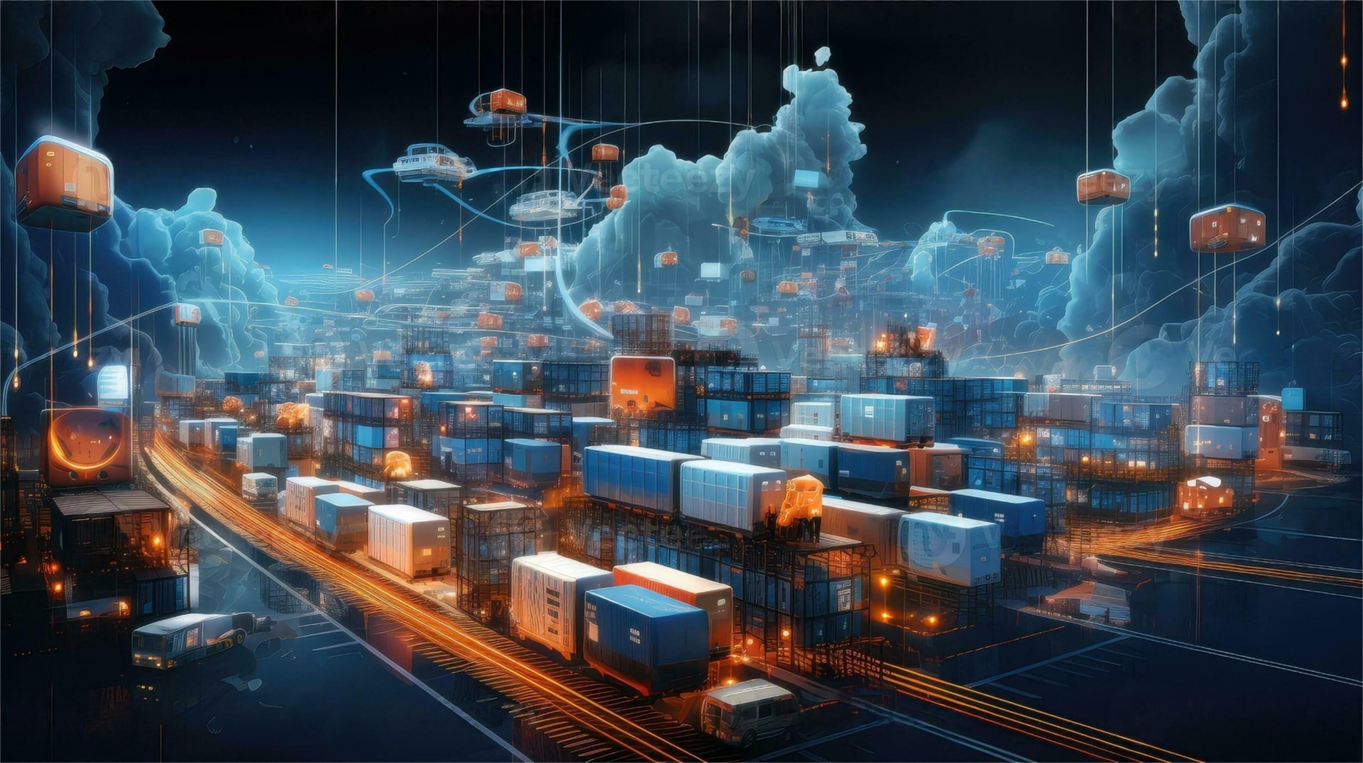 Freight forwarding logistics process from China to UK