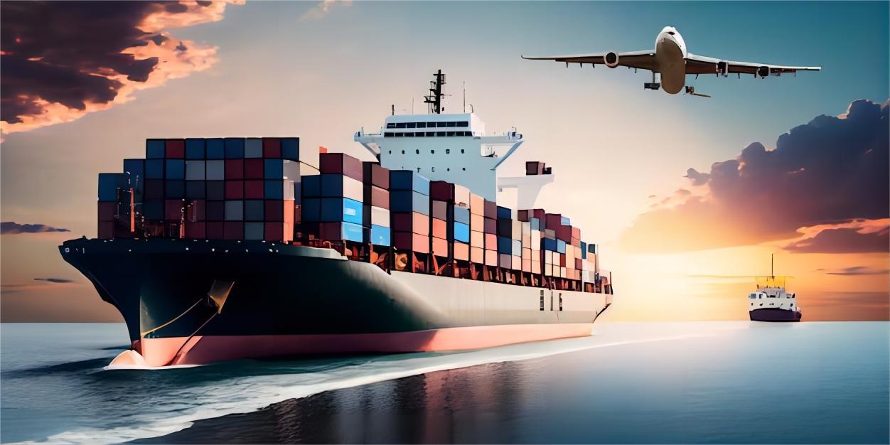 Logistics professional managing shipping documents